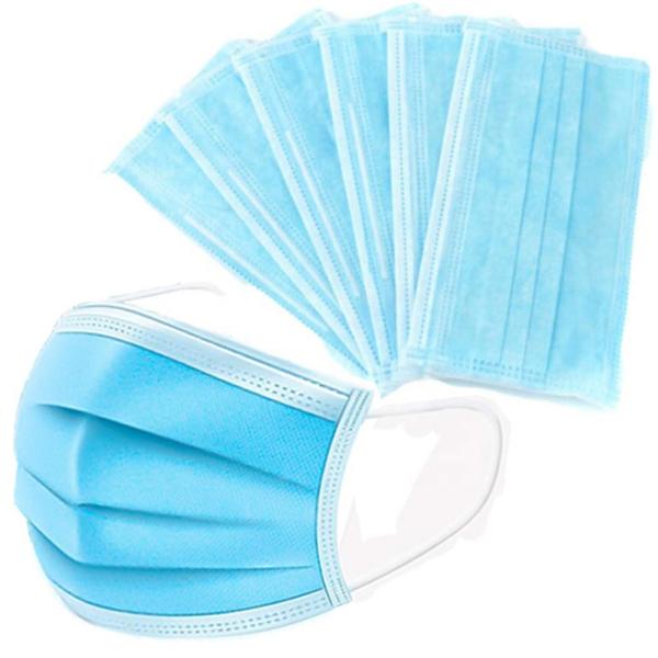 Isolation 3 Ply Disposable Respirator Mask Protective Blocking Droplets FDA CE