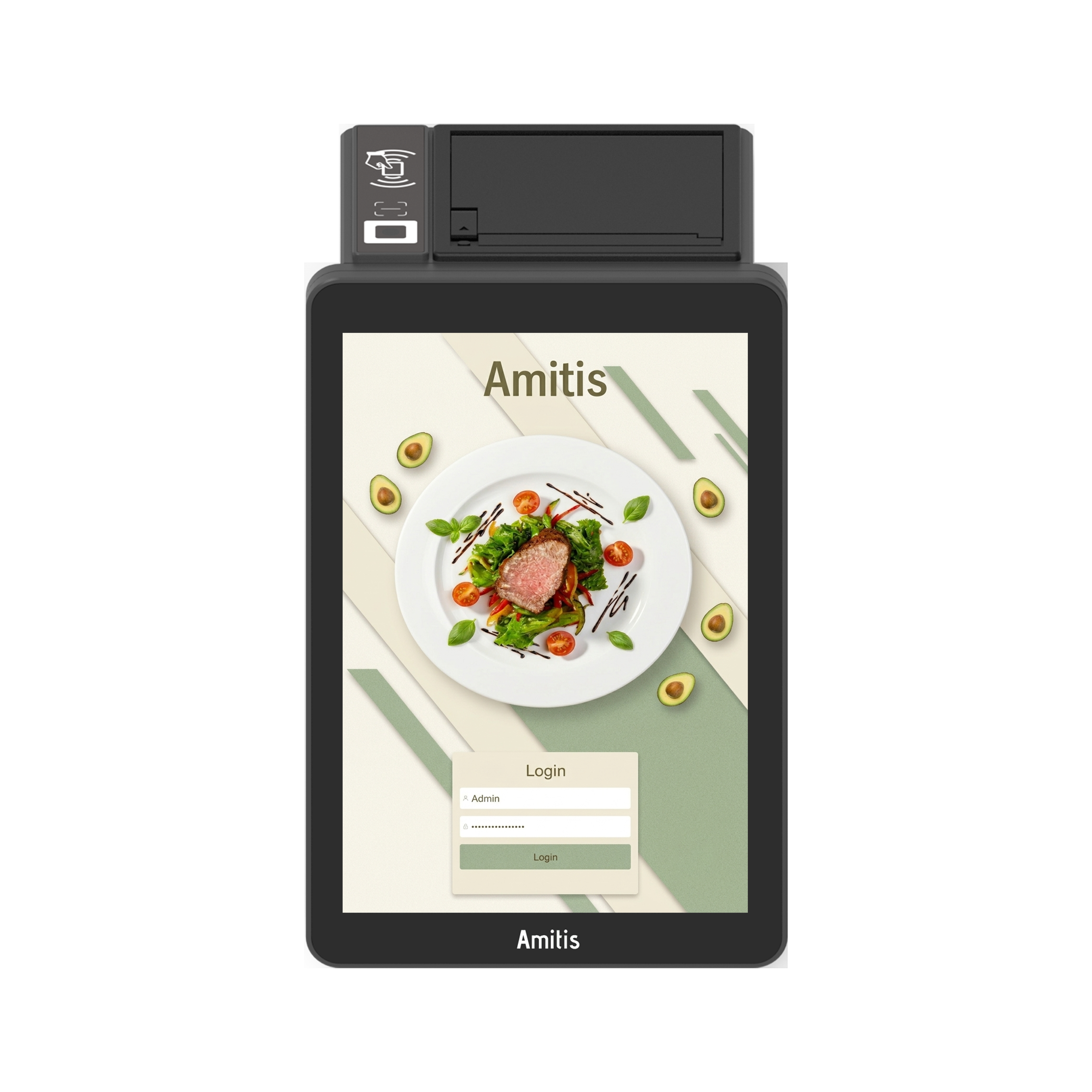 Compact 8" All In One Android POS Terminal For Retail & Hospitality