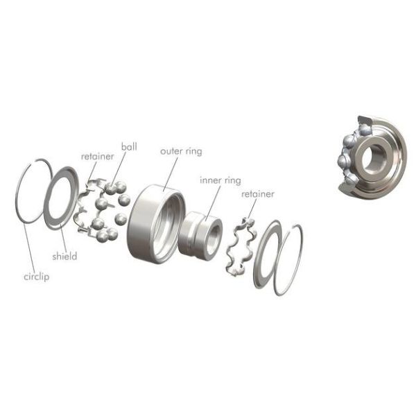 Professional Air Conditioner Bearings , Deep Groove Air Con Pump Bearings