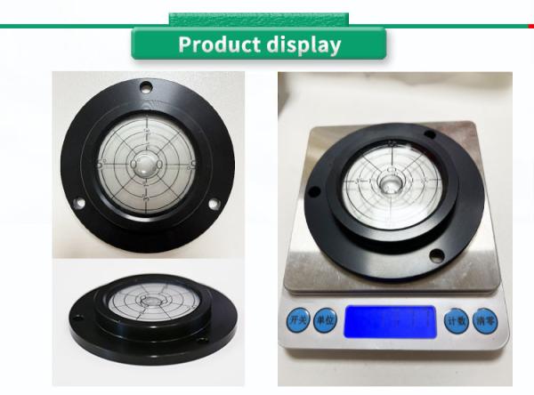 UNIVO UBIS-7210-9 Indicador de nível de inclinação de ângulo de alumínio com bolha circular de olho de touro
