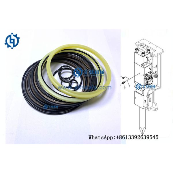 Части желтого черного выключателя набора MB1200 уплотнения выключателя утеса гидравлического запасные