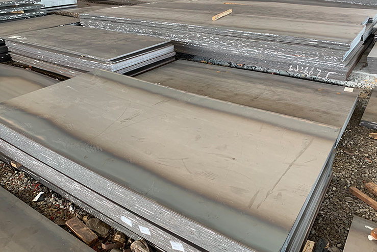 ASTM A463 Hot Rolled Black Steel Sheet Q215 5mm Thick Customized