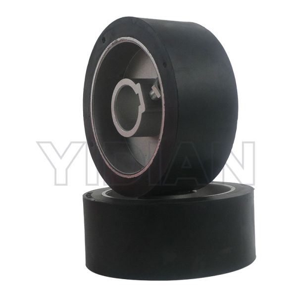 120*30*50мм Черный резиновый ролик для деревообработки