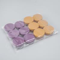 Contenant de crème pour le visage en plastique PS vide 5g 10g 15g 20g pot cosmétique avec couvercle coloré