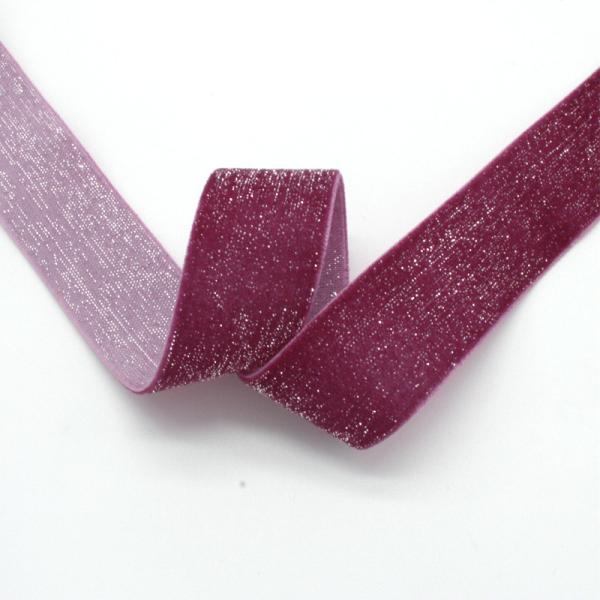Shinny Glitter Silver Gold Velvet Ribbon 10mm-38mm Luxo Velvet Ribbon