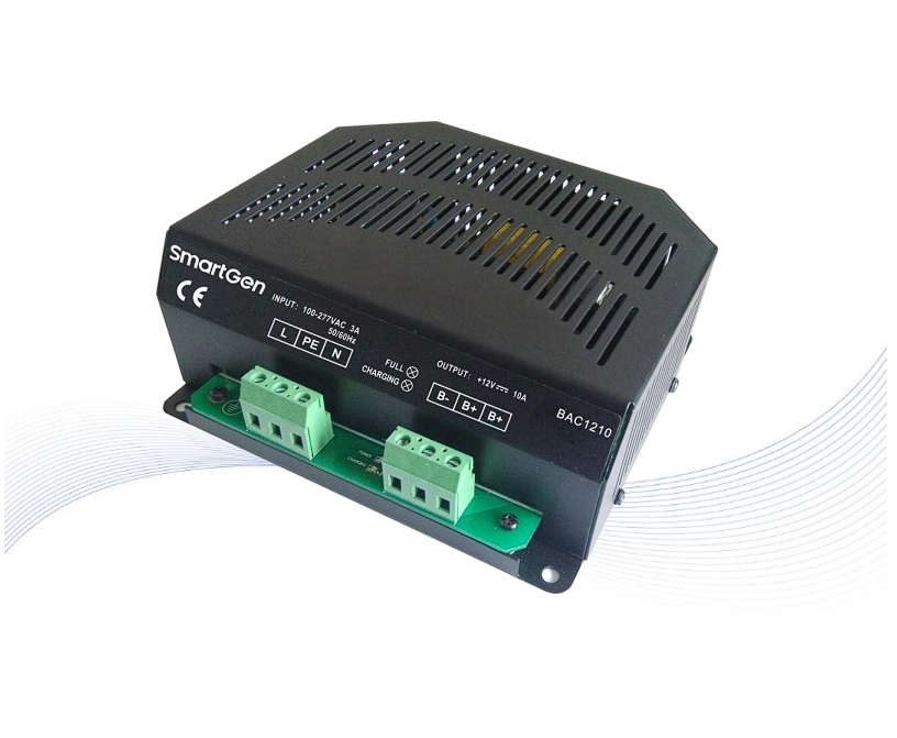 BAC1210 SmartGen 10A Auto Intelligent Power Supply 12V Plastic Control Panel Battery Charger Module Float Charging Circuit Board