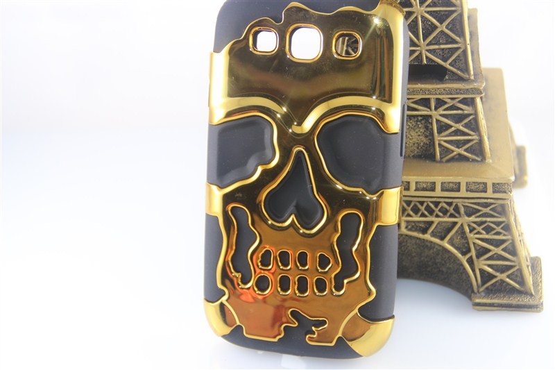 3D Skull PC Samsung Galaxy S3 Hard Shell Case For Waterproof