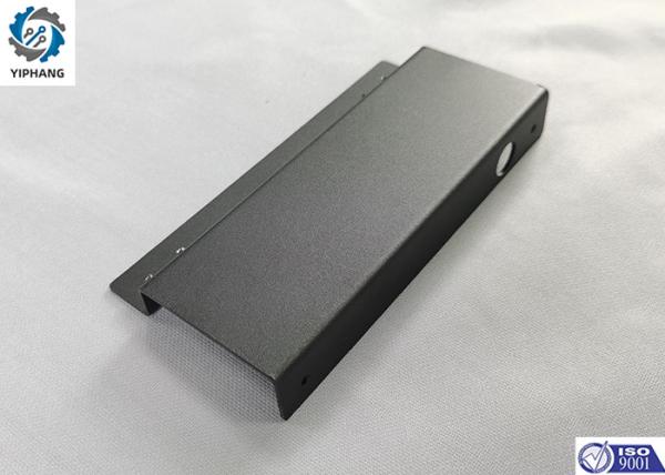 Precision Custom Sheet Metal Mounting Brackets 2mm Mild Steel Black Metal Brackets