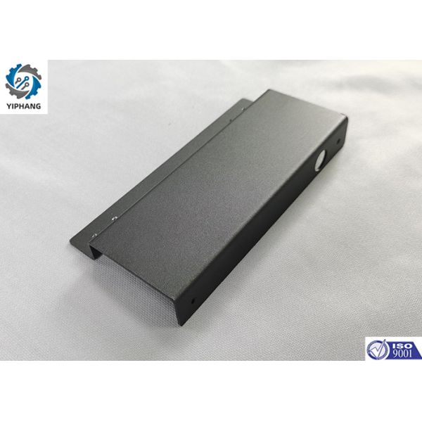 Precision Custom Sheet Metal Mounting Brackets 2mm Mild Steel Black Metal Brackets