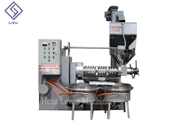 Food Grade Cold Press Oil Extraction Machine , Olive Oil Press Machine Large Capacity