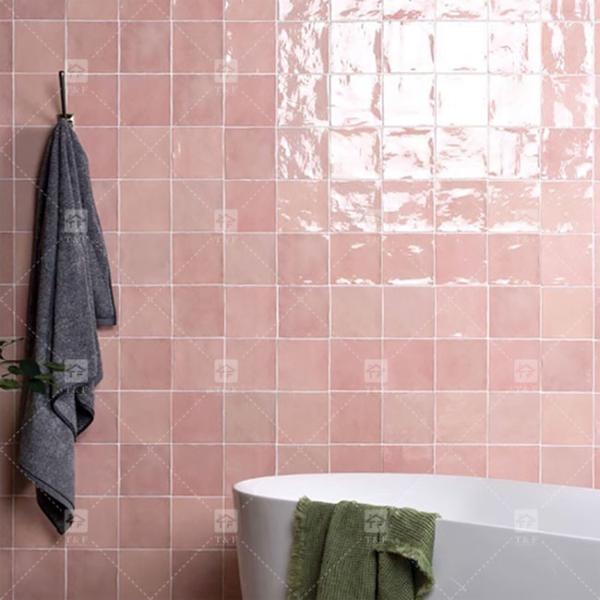 Nova casa de banho chuveiro cozinha backsplash alto brilhante vidrado telhas de parede de cerâmica artesanal