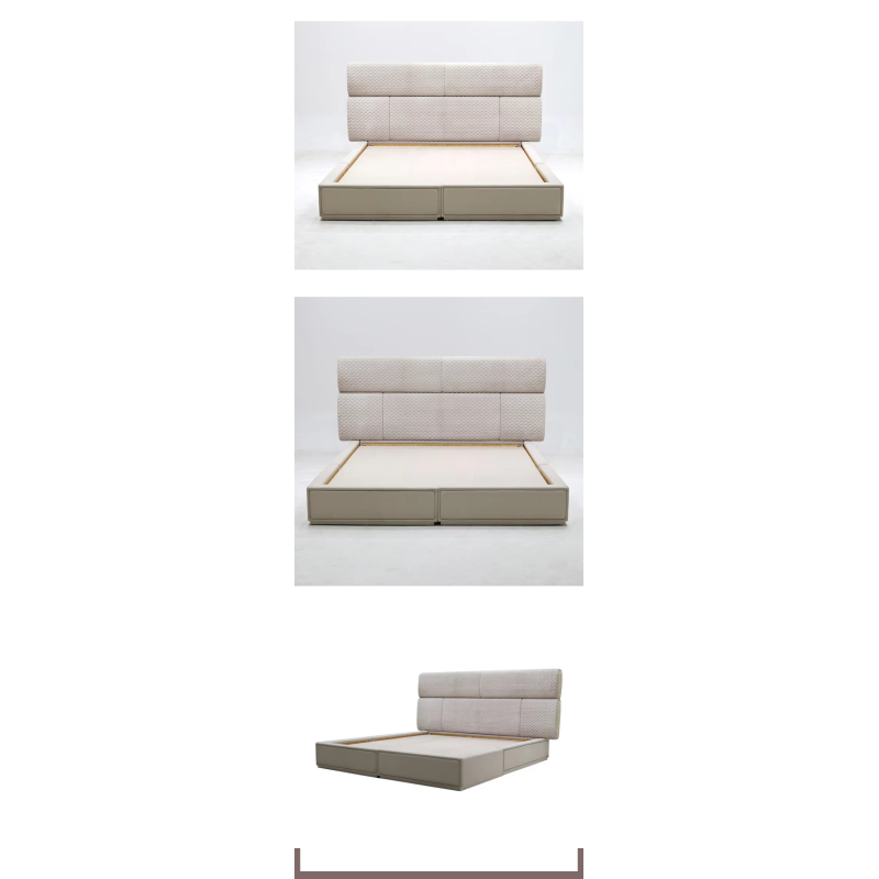 Luxury Modern Minimalist Italian Bedroom Furniture king Size Modern Latest Design Double Bed Furniture Set