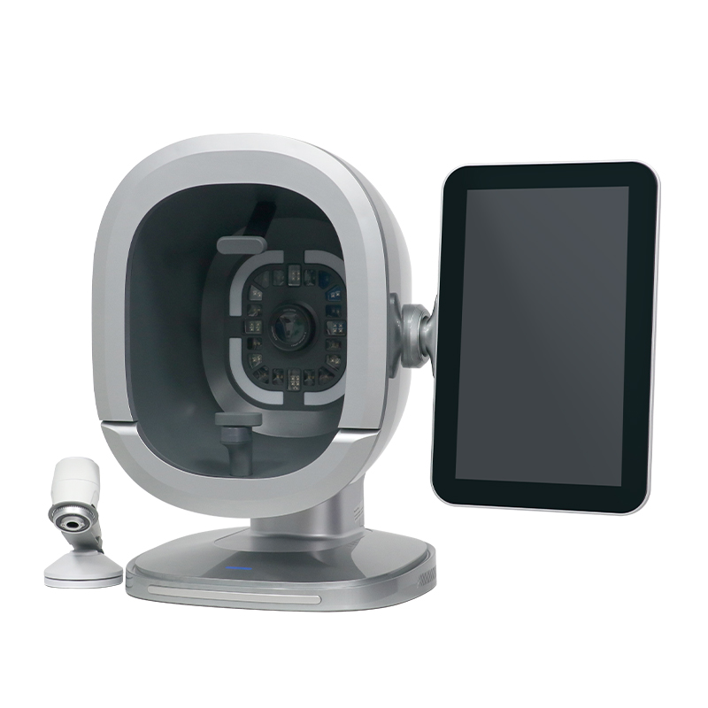Professional-grade 36 million-pixel AI-powered skin analyzer, equipped with a precision microscopic analysis handpiece