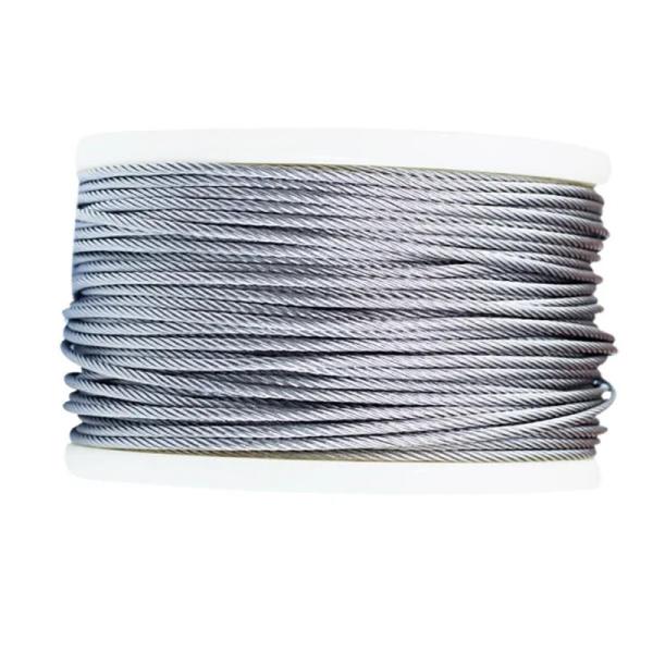 1000fts Length High Strength 304 316 Stainless Steel Wire Rope Steel Cable Grade Carton Steel