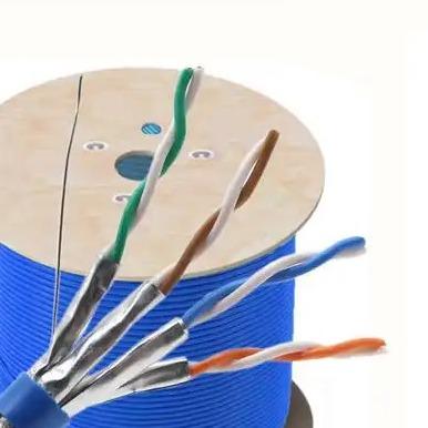LSZH Ethernet S FTP CAT 7A 1000MHz 23AWG Blue Cable For Data Center Use