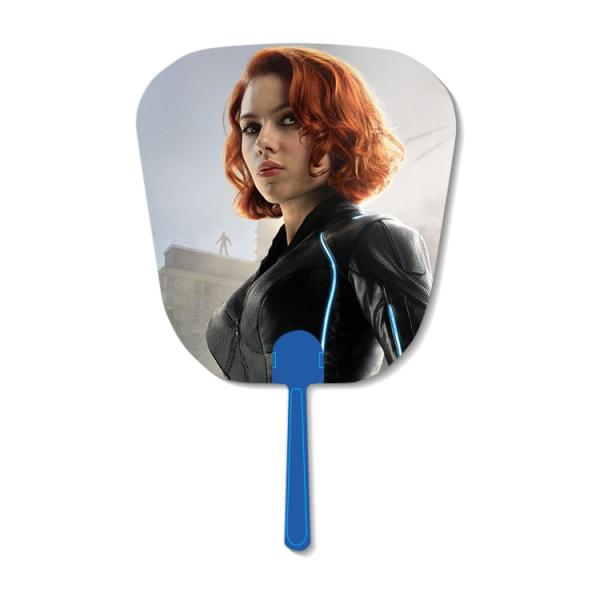 16x17cm  Hand Fan 3D Lenticular Printing Service For Promotional Gift / Advertisement