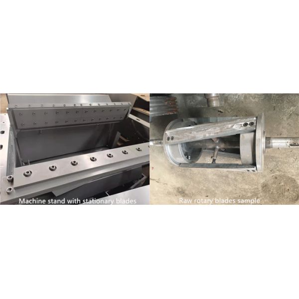 High Silica Alloy Steel Blades Rag Cutting Machine