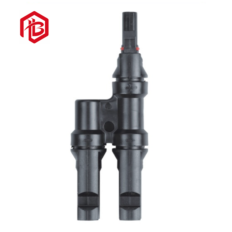 Solar Cable Parallel Connector 4 To 1 Y Branch PV Connector For Solar System