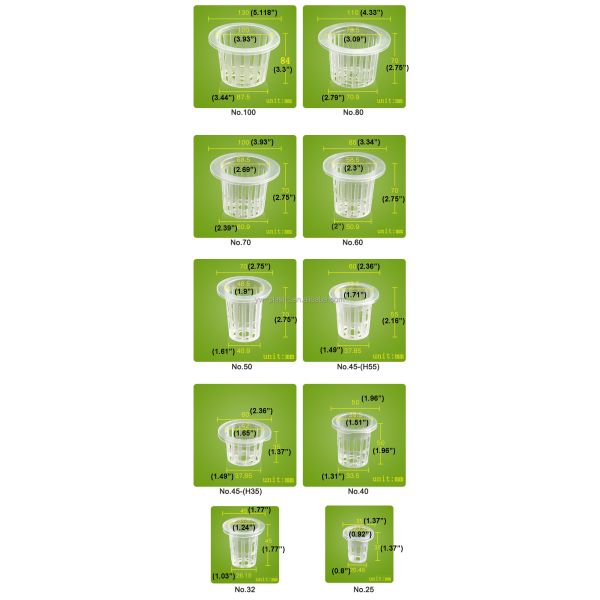 6 дюймовый сетчатый горшок для гидропоника Срок оплаты 50% депозит 50% баланс Время производства