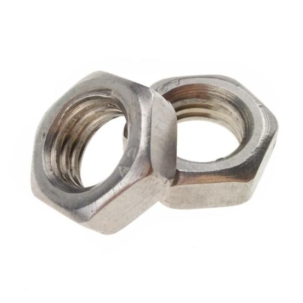 M8 M10 M12 Stainless Steel Galvanized Hex Nut Large Fastening Force Long Life