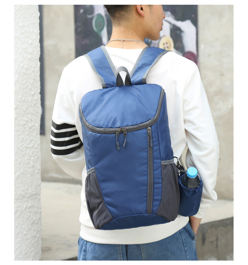 пеший туризм перемещения рюкзака складной сумки альпинизма 23L Ultralight на открытом воздухе задействуя