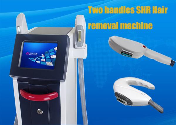 3000W High Power IPL OPT SHR Hair Removal Equipment Two Handles Type