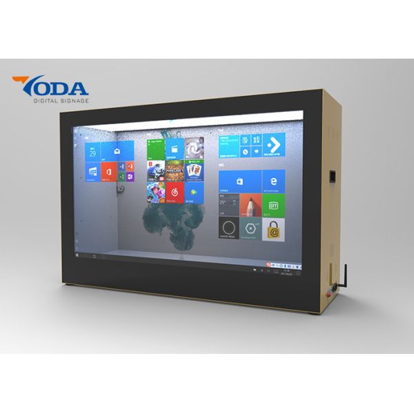 Transparent LCD Display Case , Digital Display Case 1920 * 1080 Resolution