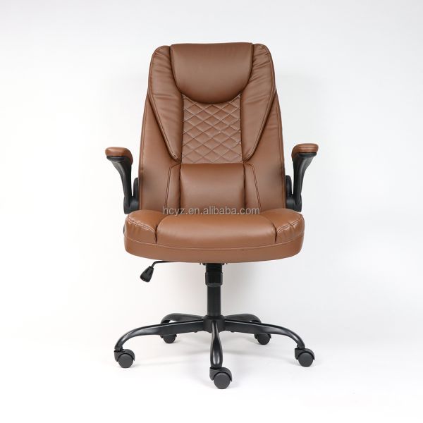 Comfortable PU Leather Swivel Executive Chair for Office Furniture Manufacture Manager
