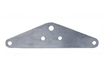 Transmission Line Yoke Plate Silver Coloring Rated Failure Load 100 - 160kN