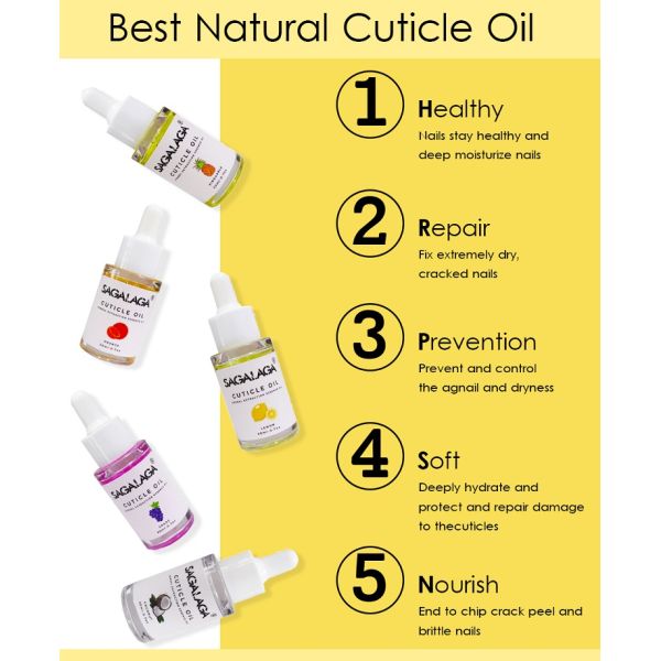 Flavor Private Label Jojoba Cuticle Repair Oil Cruelty-free Formula for Nails Beauty and Personal Strengthener 13 Flavors