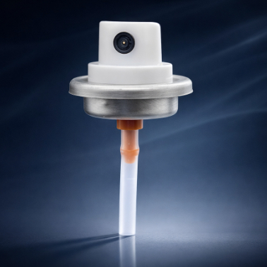 Premium Color-Coated Male Aerosol Paint Valve with Actuator