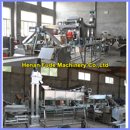 big capacity peanut fryer, peanut frying machine