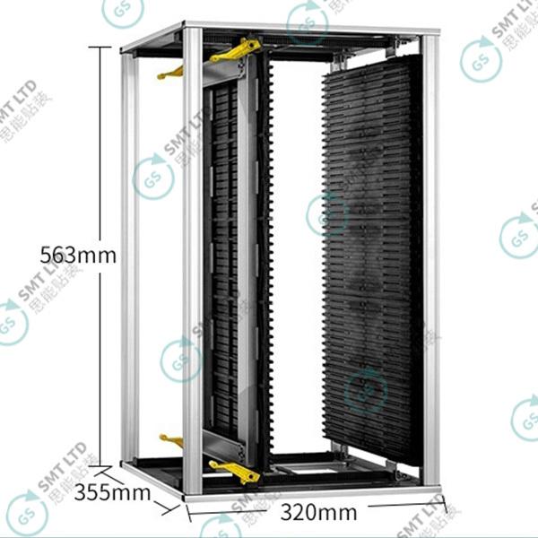 Plateau de chargement et de déchargement SMT 355x320x563 mm avec 5 panneaux latéraux