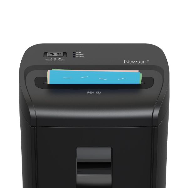 P4 10 Sheets Cross Cut Paper Shredder 18 Liter Bin,8 Mins Shredding Time,Lift Head,LED Indication