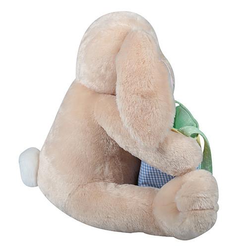 Fuzz animal bunny with basket, extrem soft ,cuddle play sets for kids, best gifts for toddles, sanfe and Eco friendly