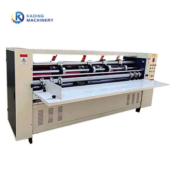 Automatic Slitter Scorer Machine With Electric Setting And PLC Equipped