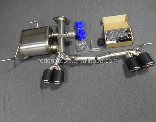 Нержавеющая сталь 304 BMW 320i E90 Отпускная система хвостовая часть переоборудована на M3 с управлением клапаном и выпускной трубой