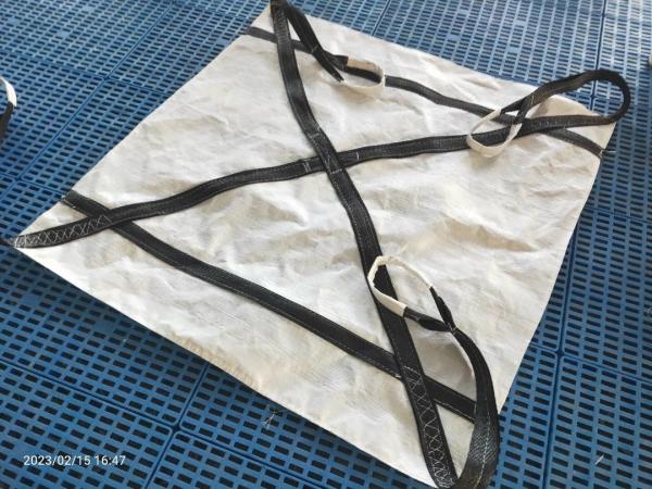 500-3000kg 100% PP Portland Cement Reinforced Sling Bag Safety 5:1 For Cement