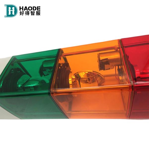HAODE Truck Accessories ZOOMLION JAC HOWO 24v Crane LED Trichromatic Silent Warning Lamp