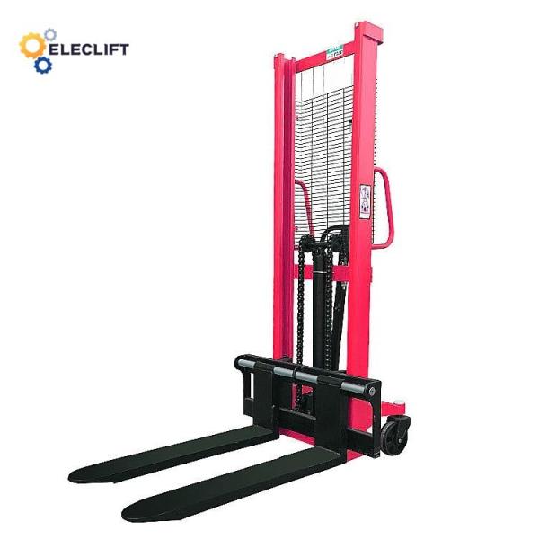 Polyurethane Wheel Type Hydraulic Lift Motor Manual Electric Stacker for Easy Maintenance