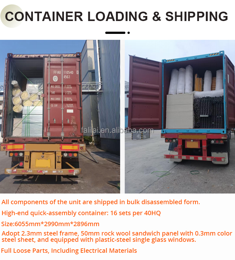 Small 10ft Expandable Prefab Modular Flat Pack Folding Design Durable Steel Frame Container House for Office Use Mobile House