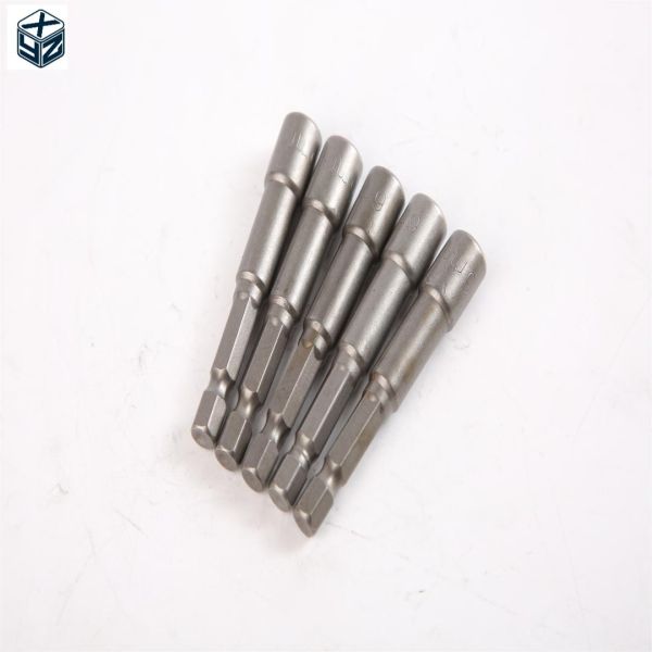 6mm*65mm*5PC CRV Material 6.35 Hexagon Magnetic Nut Driver Set for Precise Tightening