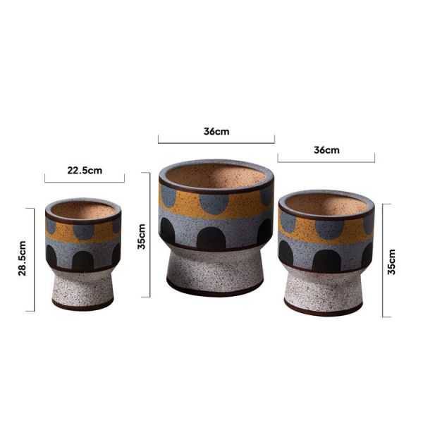 Unique design modern gardening succulent pot high quality home decor wholesale ceramic plant flower pots