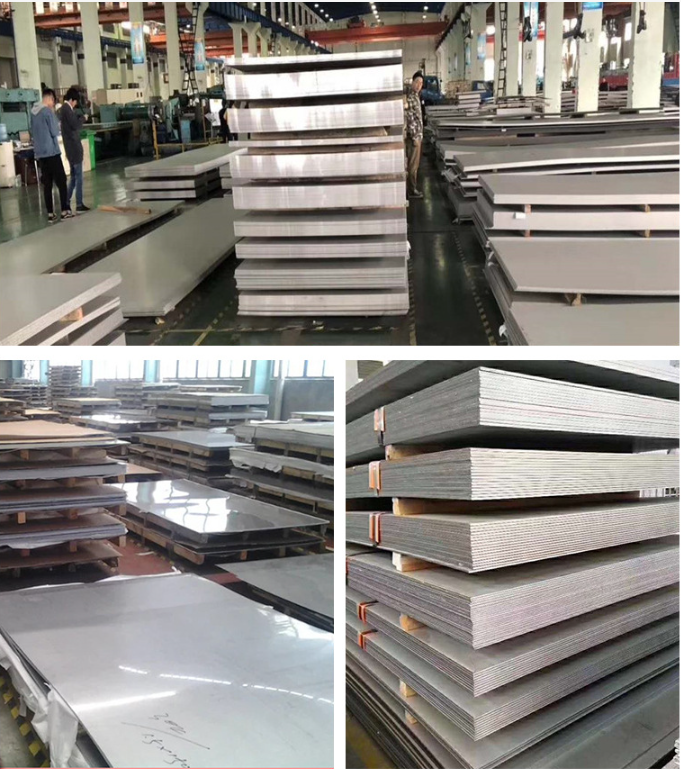 304 2B Plaque laminée à chaud laminée à froid en acier inoxydable à taches latérales