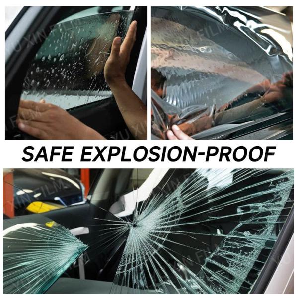 OEM Logo Nano Ceramic Car Security Film Anti Glare UV Protection Safety Film