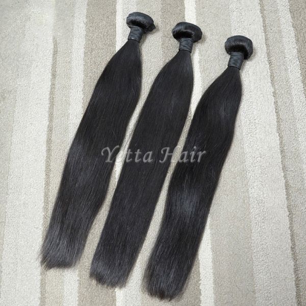 Unprocessed Virgin Malaysian Hair Tangling Free Malaysian Straight Hair Weave