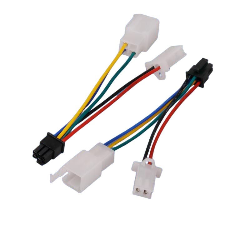 China Custom Cable Assembly Manufacturer | Custom Colour 2P/4P Connector Plug Wire Harness for E-Bike Anti-Theft Alarm Adapter Wiring Harness | China Wiring Harness Factory