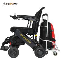 Silla de ruedas plegable de aluminio sin cepillo del motor ISO13485 18 kilogramo los 30KM