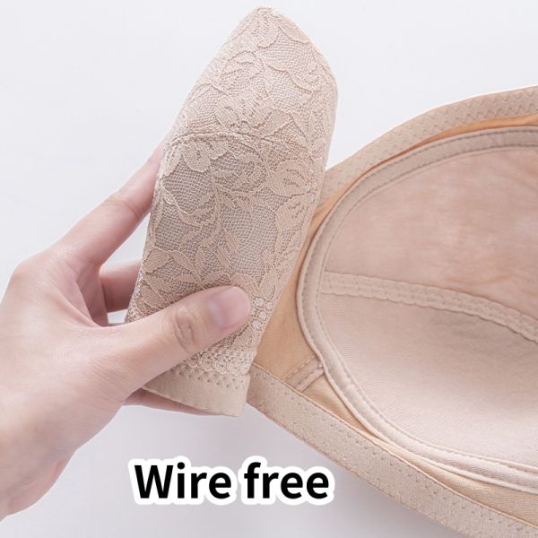 C Cup Women Bra Wire Free Push up Factory Wholesale Cheap Price Ladies Lace Bra for Women