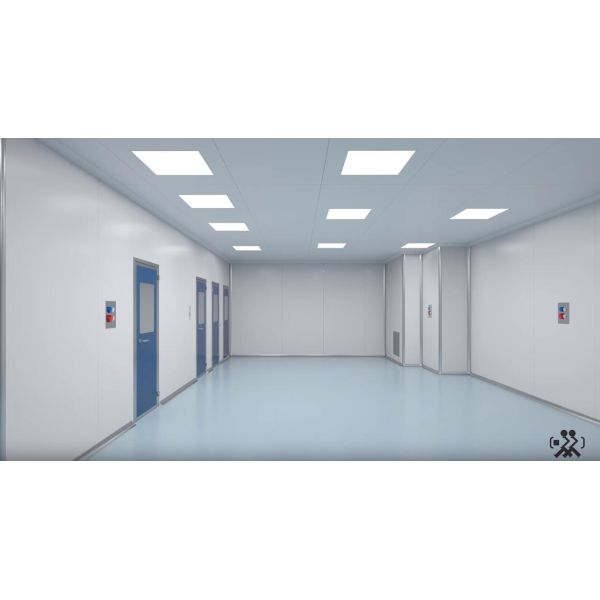 Modular Cleanroom Laminar Flow Booth with Customized Size HEPA Filter And Prefilter Free Standing Or Wall Mounted